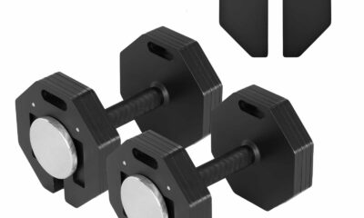 AOC PILATES Adjustable Dumbbell Set 50-120LB (Pair) product image