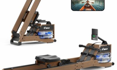 MERACH R300 Eco Water Rowing Machine with 12-Blade Resistance product image