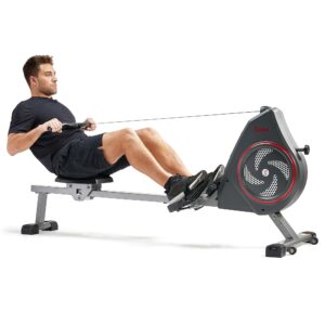 Sunny Health & Fitness Rowing Machine with Magnetic & Air Resistance