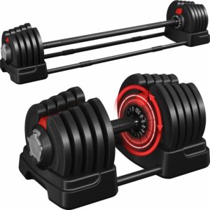 Yaheetech Adjustable Dumbbell Set 90lbs
