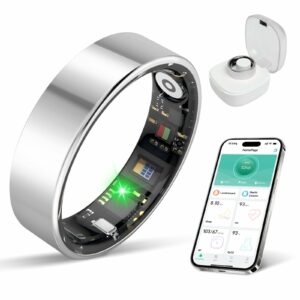 BIEMHA Smart Ring Health Tracker with Sleep & Exercise Monitoring (No Subscription)