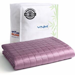 YnM Weighted Blanket 48x72 Inches 12lbs (Twin/Full)