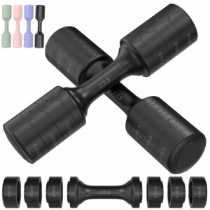BOBAZREN Adjustable Dumbbell Set (2-Pack) 11lb Hand Weights