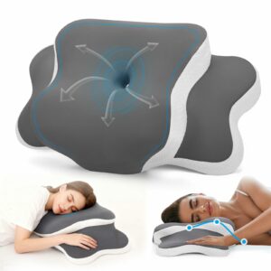 KAUWTYP Cervical Pillow Ergonomic Memory Foam Neck Support Pillow
