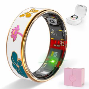 Potewek Smart Ring Health Tracker with Heart Rate Monitor & Sleep Tracking