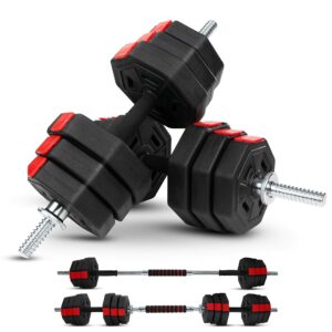 Yes4All Adjustable Dumbbell Set 44lbs/66lbs