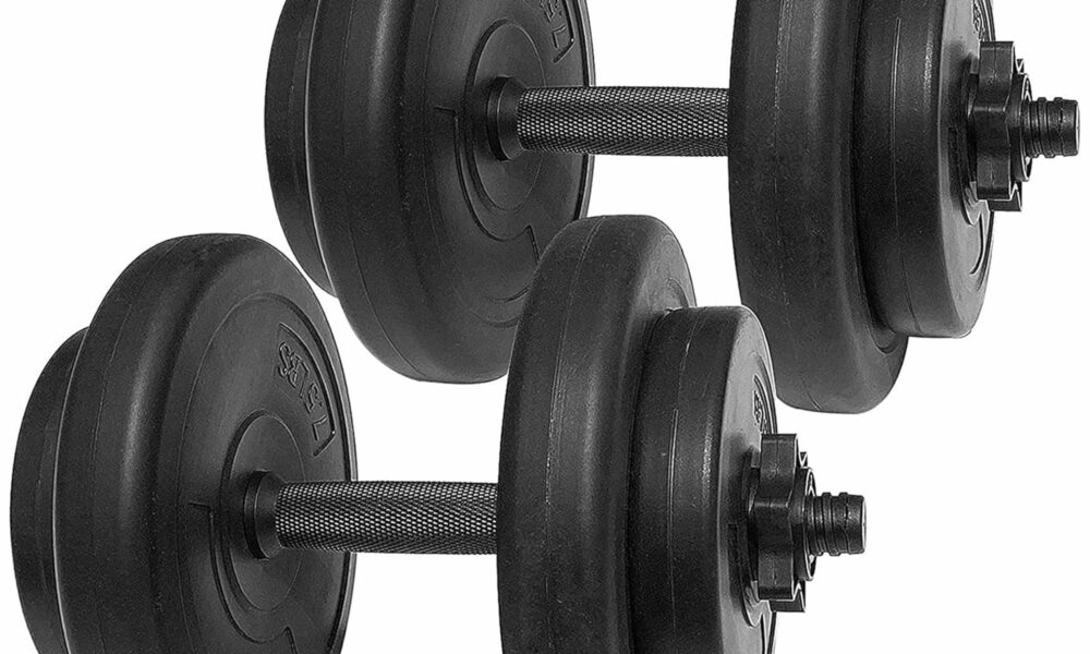 Fitvids 40-Pound Adjustable Dumbbell Set product image