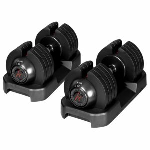BOCHPOWER Adjustable Dumbbells 52-lb Pair product image