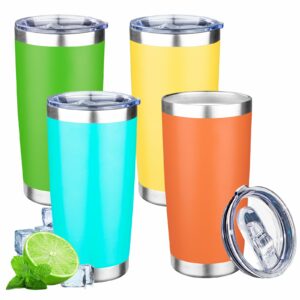 FLIFQI 20oz Vacuum Insulated Tumbler (4-Pack)