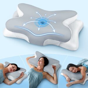 Cozyplayer Cervical Neck Pillow Cooling Memory Foam