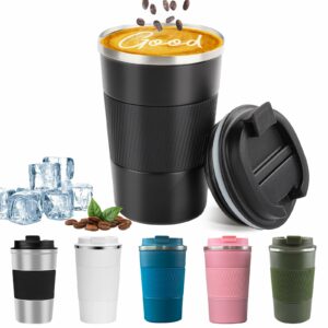 YINBAOGE 12oz Insulated Travel Coffee Tumbler