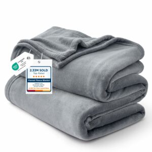 Bedsure 90x90-Inch Fleece Blanket Queen