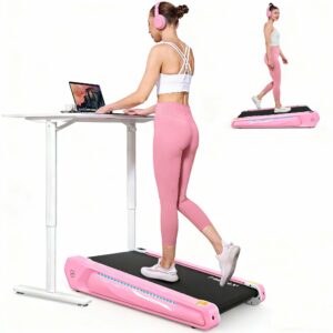 FUNMILY 2-in-1 Under Desk Treadmill with 5% Incline, 2.5 HP