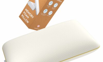 Orthopedic Cervical Pillow – Memory Foam Neck Pillow for Sleeping – Contour Ergonomic Pillow for Neck and Shoulder Pain Relief Gold Classic product image