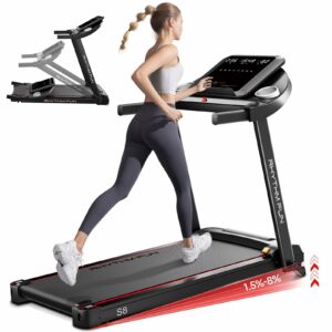 RHYTHM FUN S8 Treadmill 8% Incline 8.0 MPH Foldable
