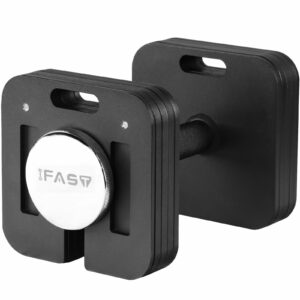 IFAST Adjustable Dumbbells 50LB Single Square Dumbbell 9 in 1 Free Weights for Multiweight Options Quick-Lock Adjustable Dumbbell Sets with Anti-Slip Steel Handle for Full-Body Home Gym Workouts product image
