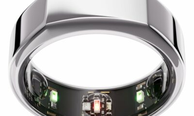Oura Ring Gen3 Heritage - Silver - Size 13 - Smart Ring - Size First with Oura Ring Gen3 Sizing Kit - Sleep Tracking Wearable - Heart Rate - Fitness Tracker - 5-7 Days Battery Life Heritage Silver 13 product image