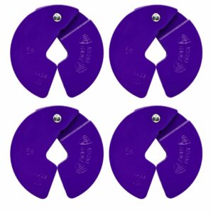 Micro Gainz Dumbbell Fractional 1.25lb Weight Plate, Ideal for Micro Loading, (Choose Color) 4 Piece Fractional Weight Plates, Designed for Dumbbell Training, Made In USA Purple product image