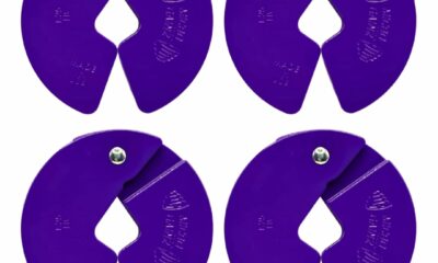 Micro Gainz Dumbbell Fractional 1.25lb Weight Plate, Ideal for Micro Loading, (Choose Color) 4 Piece Fractional Weight Plates, Designed for Dumbbell Training, Made In USA Purple product image