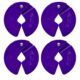 Micro Gainz Dumbbell Fractional 1.25lb Weight Plate, Ideal for Micro Loading, (Choose Color) 4 Piece Fractional Weight Plates, Designed for Dumbbell Training, Made In USA Purple product image