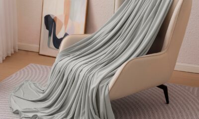 Amazon Basics Cooling Blanket for Hot Sleepers, Reversible Lightweight Thin Throw Blanket for Bed, Couch and Sofa, Queen (90" x 90"), Gray Gray Queen product image