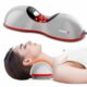 Heated Neck Stretcher with Red Light Therapy, Wireless Cervical Traction Device for TMJ Pain Relief and Shoulder Relaxer, Neck Traction Massager Pillow for Home/Office Used, Grey product image