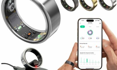 2026 NEW Smart Ring for Women Men, Sleep Tracker Ring, Fitness Smart Ring, Activity Tracker,Sleep Monitor, Stress/Heart Rate/Women's Calories Steps Tracking-No APP Subscription (Silver, #6-ID:16.51mm) Silver #6-ID:16.51mm product image