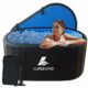 Lumizone Inflatable Cold Plunge Tub 132 Gallons Capacity Ice Bath Portable Ice Bath Tub Compatible With Water Chillers with Lid Drop Stitch PVC Double Layer Seals Oversized for Athletes Oval-Black product image