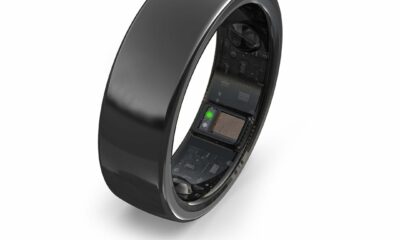 aaboRing Smart Ring, Men, Women, Track Heart Rate, Fitness, Activity, Sleep Stress Monitoring, Step Count, Up to 7 Days of Battery Life, Titanium, No App Subscription, Black 9 9 Black product image