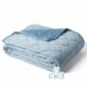 Brookstone Cooling Blanket King Size – Cooling Down Alternative Blanket for Hot Sleepers, Reversible Cool Touch Fiber, Quilted, Lightweight, Blue King Blue product image