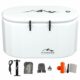 Inflatable Cold Plunge Tub - White - 135 Gallon Ice Bath - Chiller Compatible 135gal White product image