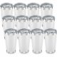 20 oz Tumbler with Lid Stainless Steel Insulated Tumblers Bulk Double Wall Vacuum Cups Powder Coated Travel Mug Keep Drinks Cold and Hot, White, 12 Pack White 12 product image