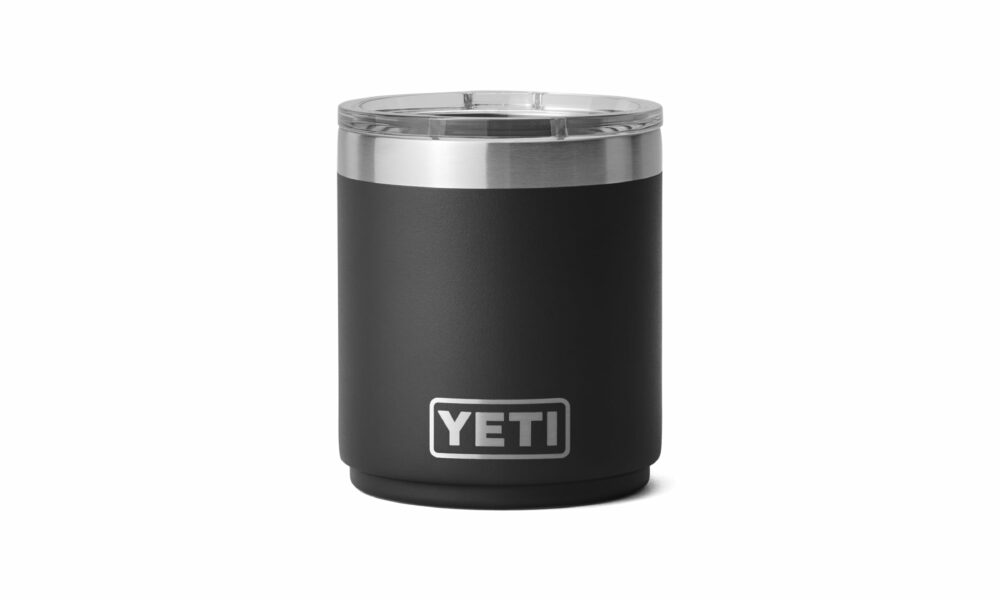 YETI Rambler 10 oz Stackable Lowball 2.0, Vacuum Insulated, Stainless Steel with MagSlider Lid, Black product image