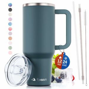 tweevo 40oz Double Wall Vacuum Insulated Tumbler