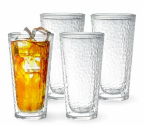 KLIFA 20oz Acrylic Insulated Tumbler Set (4-Pack)