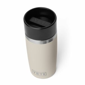 YETI Rambler 12 oz Travel Bottle, Stainless Steel, Vacuum Insulated with Leakproof Commuter Cap, Cape Taupe 12 Ounces Cape Taupe