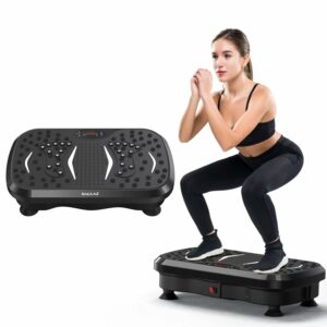 qalaae Vibration Plate 150-Speed 450lbs Capacity Full Body Workout Machine