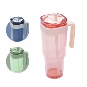Prestoor 34oz Double Wall Tumbler with Straw