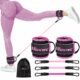 Ankle Resistance Bands with Cuffs, Ankle Bands for Working Out, Ankle Resistance Band for Leg, Booty Workout Equipment for Kickbacks Hip Fitness Training, Exercise Bands for Butt Lift Women 1-pink product image