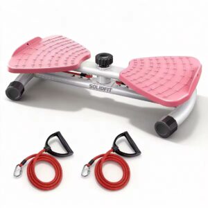 Waist Twister Machine Exercise, 326 lbs Ab Twister Board for Exercise, Home Gym, Balance Training & Fat Burning, Noiseless Workout Equipment for Women & Men - Twist Exercise Machine Pink product image