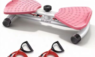 Waist Twister Machine Exercise, 326 lbs Ab Twister Board for Exercise, Home Gym, Balance Training & Fat Burning, Noiseless Workout Equipment for Women & Men - Twist Exercise Machine Pink product image