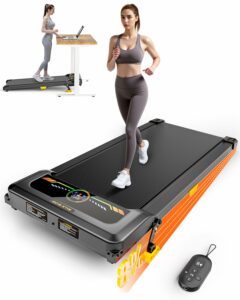 WALK WAKE Walking Pad 8% Incline Under Desk Treadmill 330lb