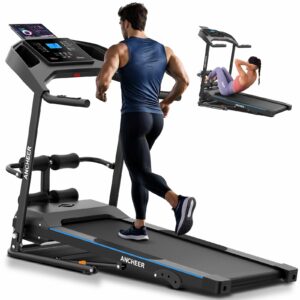 ANCHEER 3.5HP Foldable Treadmill with Incline