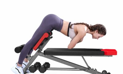 FF Finer Form Multi-Functional Weight Bench for Full All-in-One Body Workout – Adjustable Workout Bench Press for Home Gym, Fitness equipment for Back HyperExtension, Roman Chair Exercise, Sit up product image