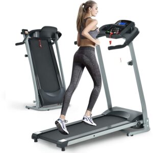 HomJoones Foldable Treadmill with Incline 250LB Capacity