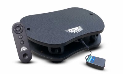 Vibration Plate Exercise Machine Ultimate Vibe with Workout Poster - Whole Body Vibrating Plate Exercise Machine with Resistant Bands – Remote Control Included product image