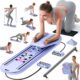 Pilates Board, Pilates Reformer Set, Pilates Machine 15-in-1 Multifunctional Abdominal Board for Home Office Workout, Foldable Portable Pilates Reformer Board for Women Pro purple pilates board product image