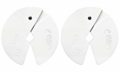 Micro Gainz Dumbbell Fractional 2.5 lb Weight Plate, Ideal for Micro Loading, (Choose Color) 2 Piece Fractional Weight Plates, Designed for Dumbbell Training, Made In USA White product image