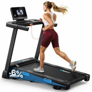 MERACH T12 3.0HP Folding Treadmill 300LBS