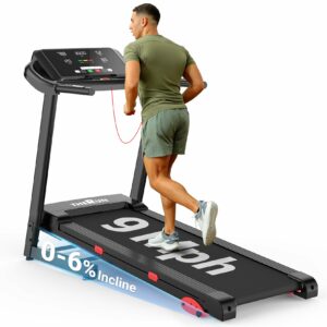 THERUN Treadmill 3.0HP 300lbs Capacity Foldable